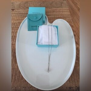 Tiffany & Co. Sterling Silver Teardrop Pendant Necklace - Elsa Peretti.